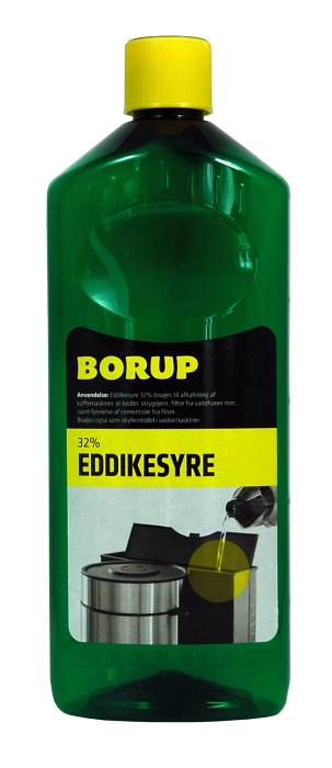 Borup eddikesyre 32 % 1 liter